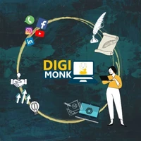 DIGI MONK || SMM logo
