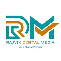 Rajvik Digital Media logo